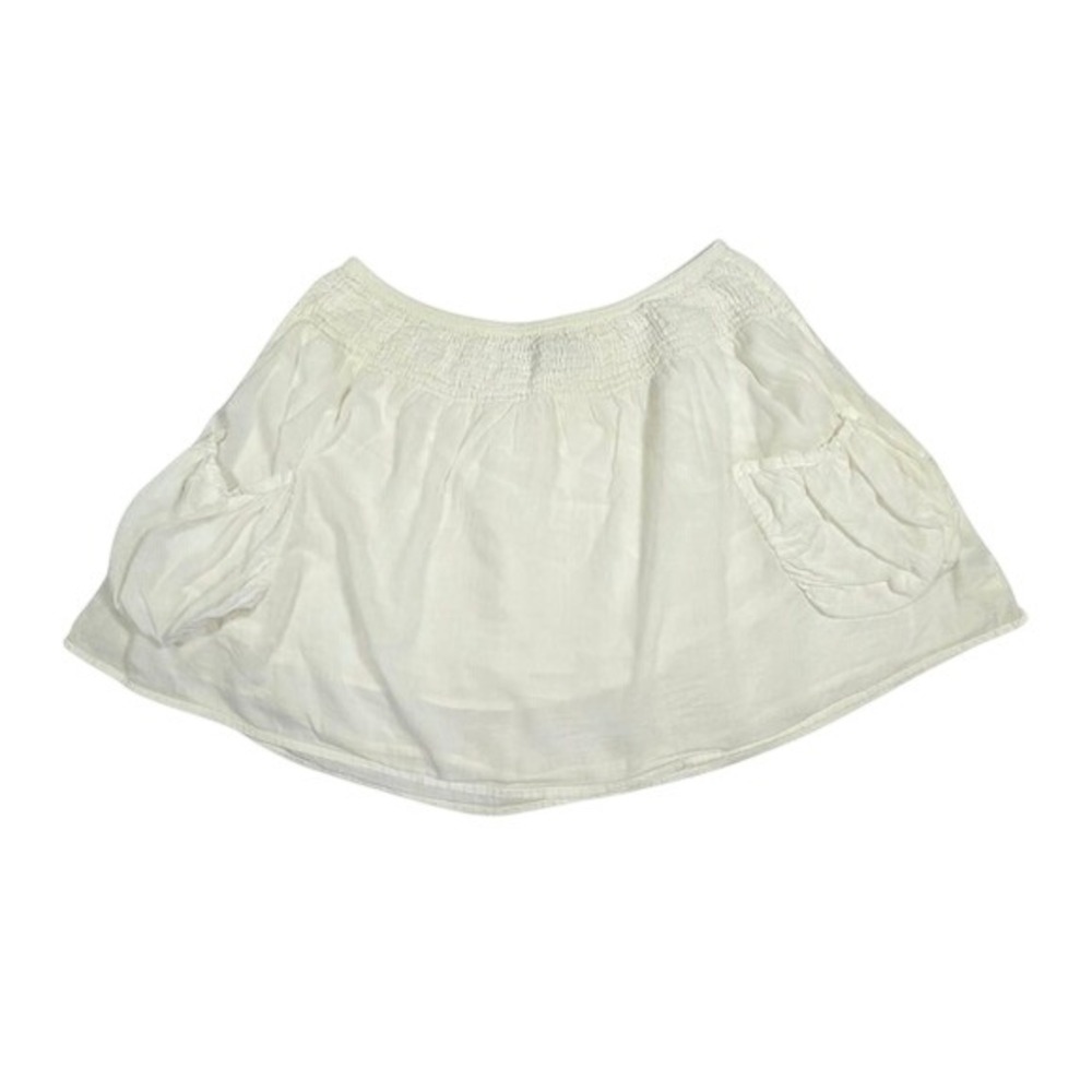 y2k L.E.I white cargo mini skirt / cotton / M / beach, vaca, coquette, 2000s
